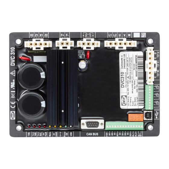 Deif DVC 310 Installation And Commissioning Instructions