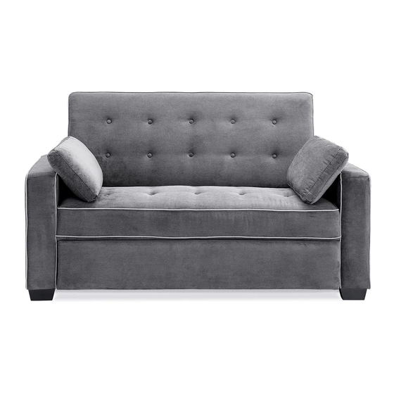 SERTA SOFA BED ASSEMBLY INSTRUCTIONS MANUAL Pdf Download ManualsLib   Serta Sofa Bed Indoor Furnishing 