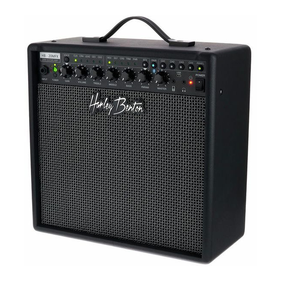 thomann Harley Benton HB-20MFX User Manual