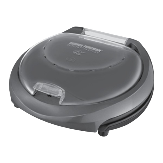 George Foreman GBZ6BW127V Owner's Manual