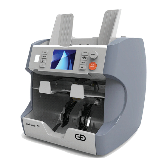 Giesecke & Devrient ProNote 1.5 User Manual