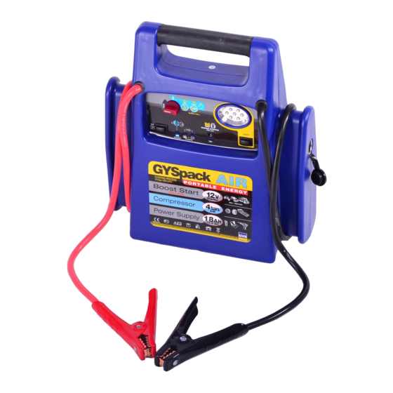 GYS GYSPACK AIR Manual