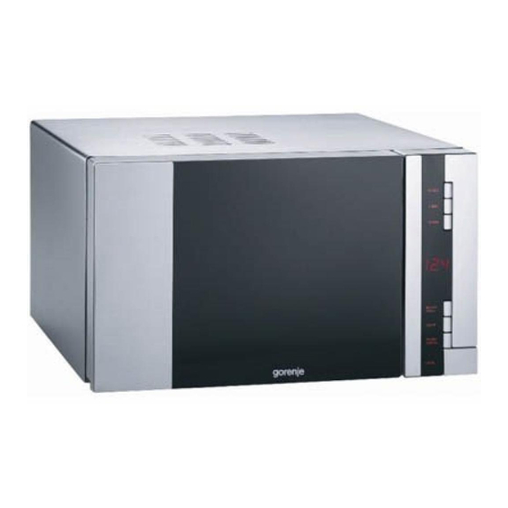 Gorenje GMO 25 DGE Instruction Manual