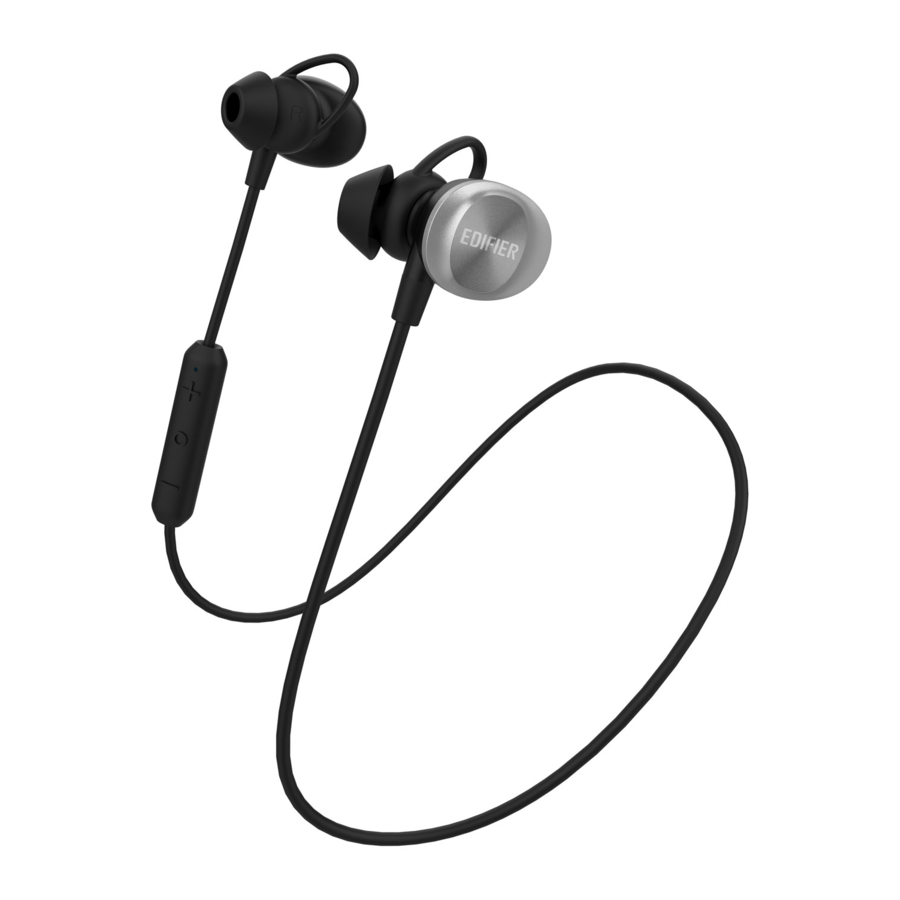EDIFIER W285BT - Wireless Sports Headphones Manual