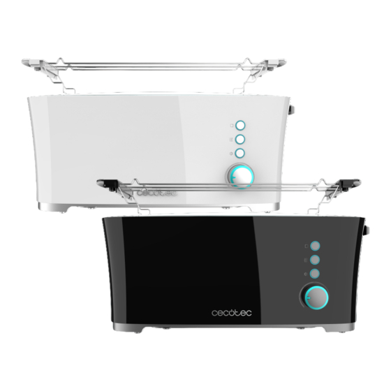 cecotec TOAST&TASTE EXTRA W Instruction Manual