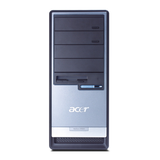 Acer Veriton 3700GX Manuals