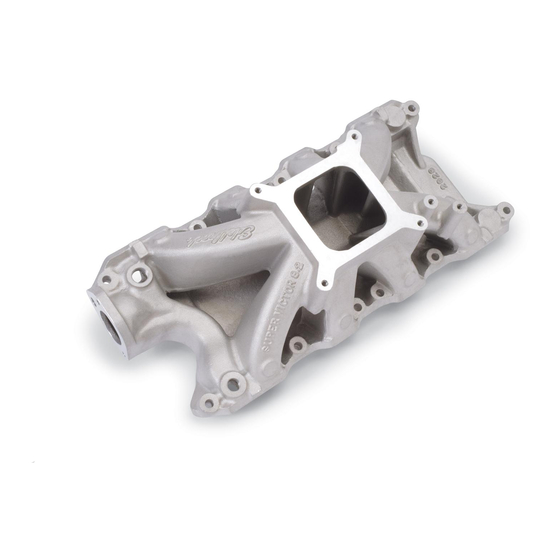 Edelbrock Super Victor Race Manifold 2928 Installation Instructions