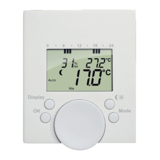 Hummel Radio wall thermostat Programmable Manuals