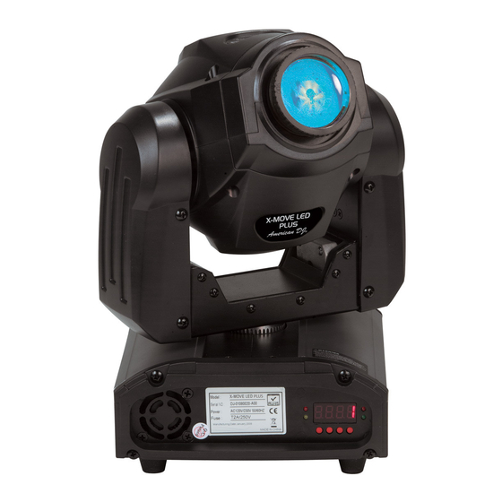 ADJ X-MOVE LED PLUS User Instructions