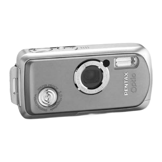Pentax Optio WP Operating Manual