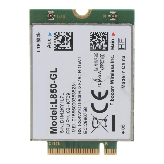 Fibocom L850-GL Hardware User Manual