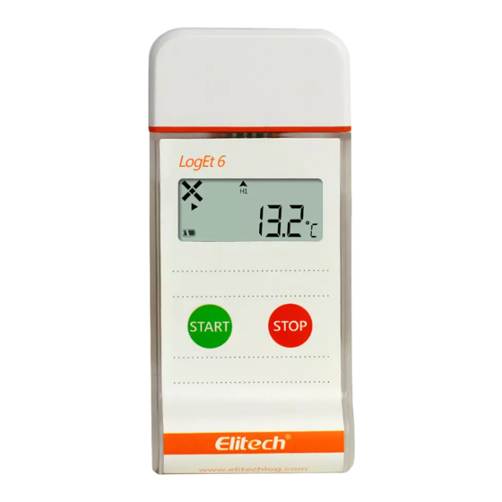 Elitech LogET 6 User Manual