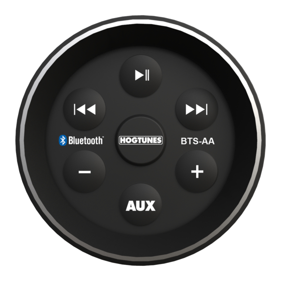 Hogtunes BTS-AA Installation Manual
