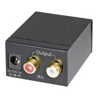 Speaka Professional SP-DAC-TKC Operating Instructions