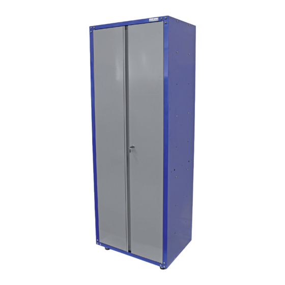 ERBA Tall cabinet 2 doors Instruction Manual