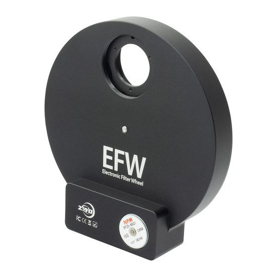 ZWO EFW Quick Manual