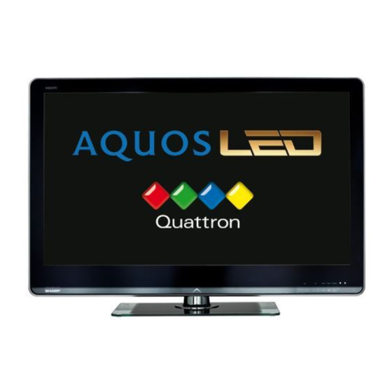Sharp AQUOS LC-46LE814 Operation Manual