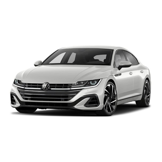 Volkswagen Arteon 2021 Quick Start Manual
