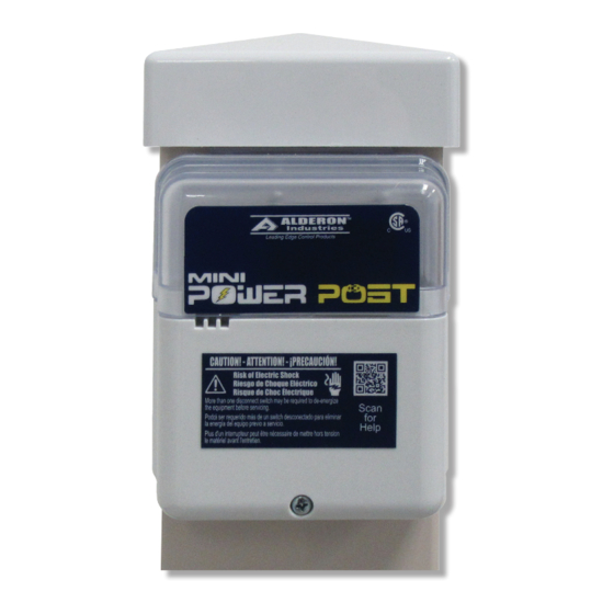 Alderon Industries Mini Power Post PRPT-00003 Quick Start Manual