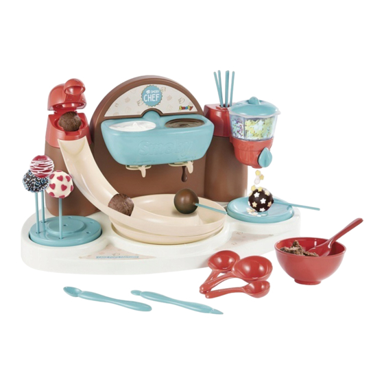 Smoby CHEF CAKE POPS FACTORY Manual