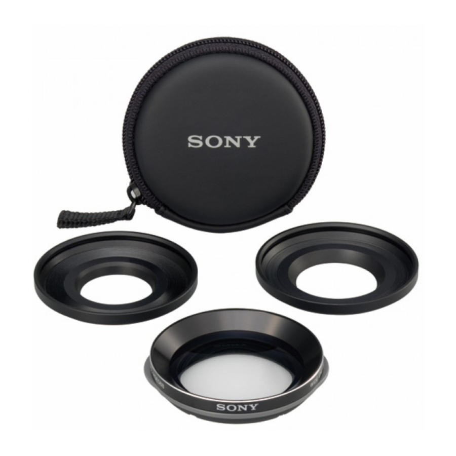 Sony VCL-HGE08B - Wide End Conversion Lens Manual