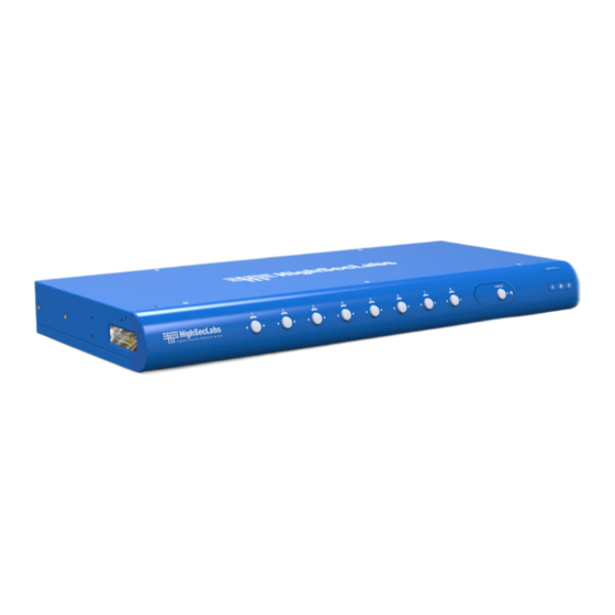 HighSecLabs SK21PH-4 User Manual