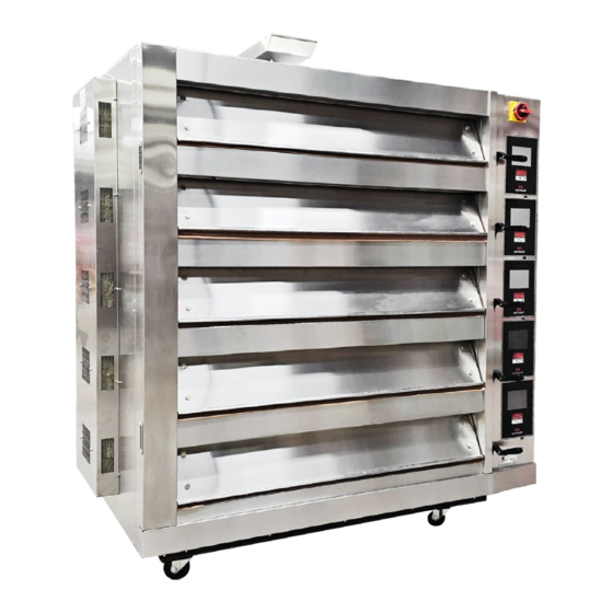 Mono Fan Assisted Deck Oven Installation And Operation Manual