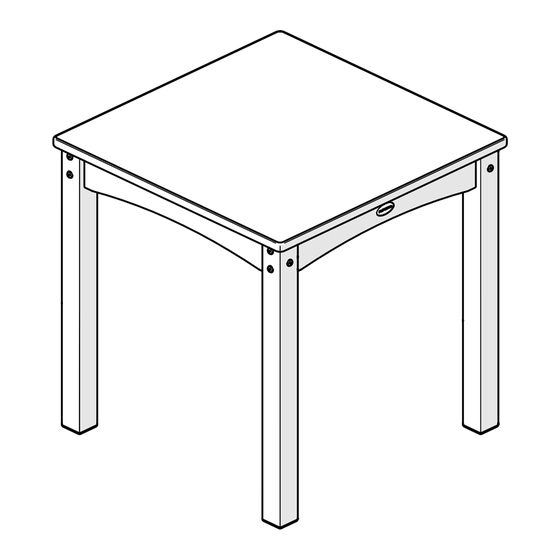 Polywood DTT2424-T13 Assembly Instructions