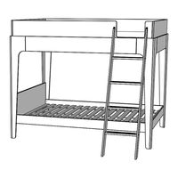 Oeuf PERCH FULL-SIZE BUNK BED 2PFBB0 Series Assembly Instructions Manual