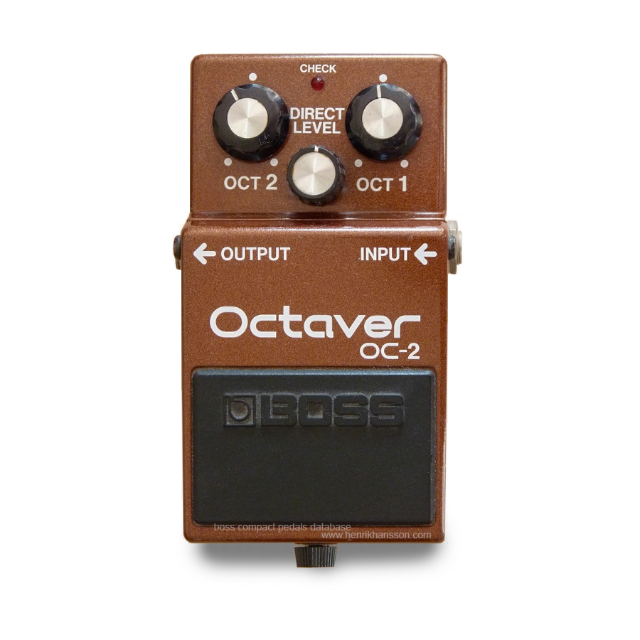 Boss OC-2 Octaver Instructions Manual