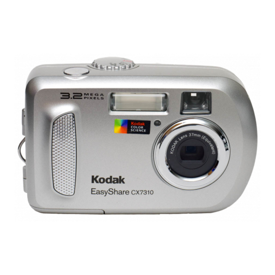 Kodak CX7310 - Easyshare Digital Camera Manuals