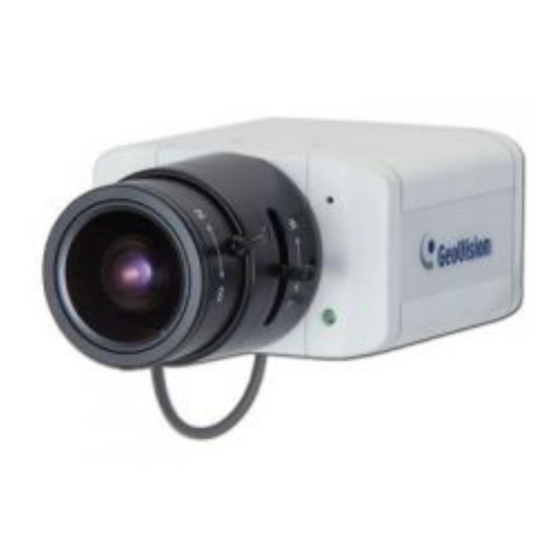 GeoVision GV-IPCam H.264 Series User Manual