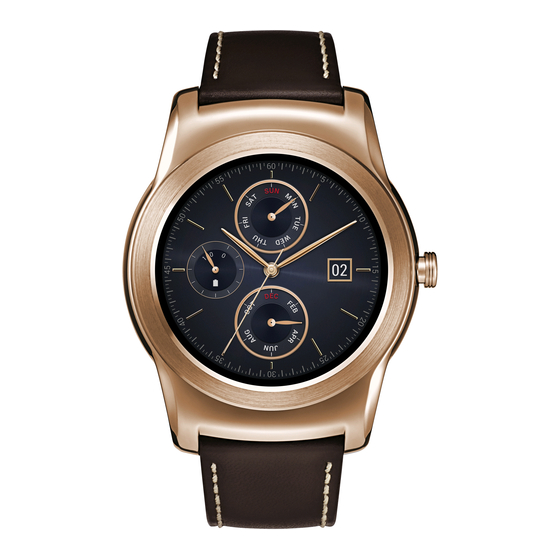 LG WATCH URBANE User Manual