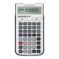 Calculated Industries CONVERSIONCALC PLUS Pocket Reference Manual