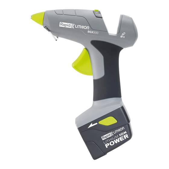 Rapid BGX300 Operating Instructions Manual