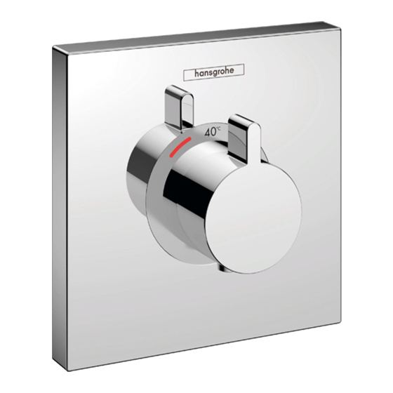 Hans Grohe ShowerSelect 15734 Series Instructions For Use/Assembly Instructions