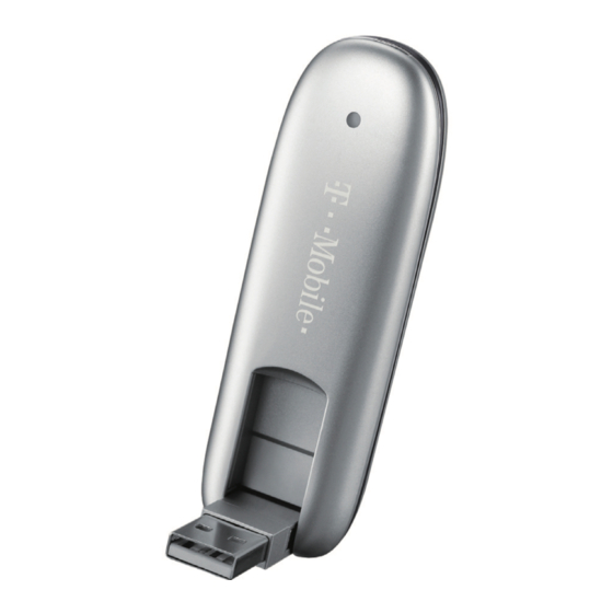 T-Mobile webConnect Rocket 2.0 Start Manual