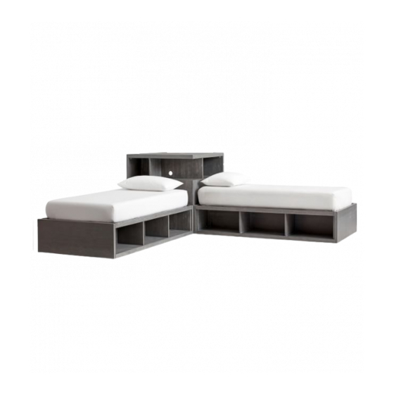 PB TEEN Store-It Bed Assembly Instructions Manual