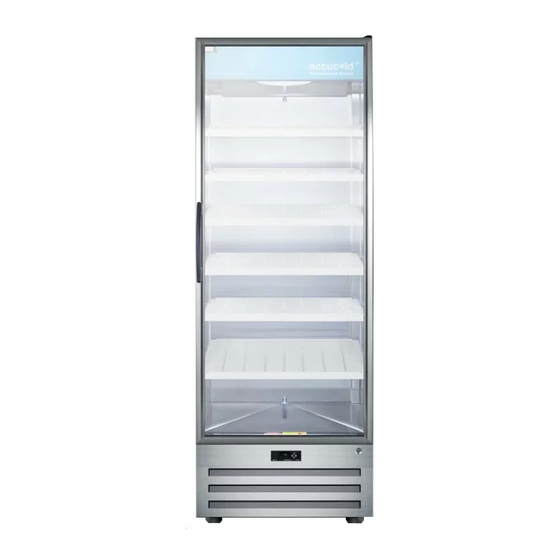 Accucold ACR1718 Series Refrigerator Manuals