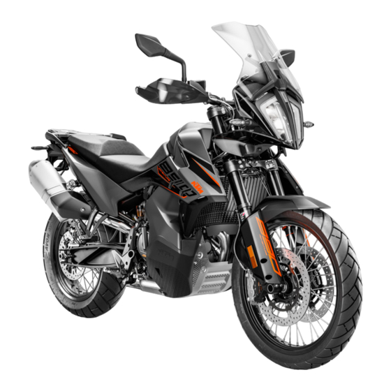 KTM 890 ADVENTURE 2022 Owner's Manual