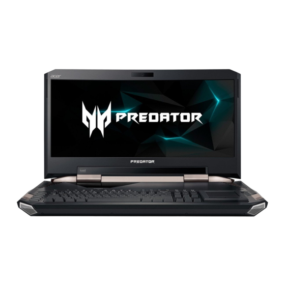 Acer Predator 21 X User Manual
