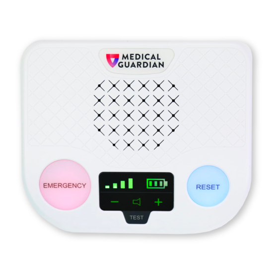 Medical Guardian Home Guardian Owner's Manual
