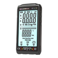Maxwell Digital Multimeters 25 702 User Manual