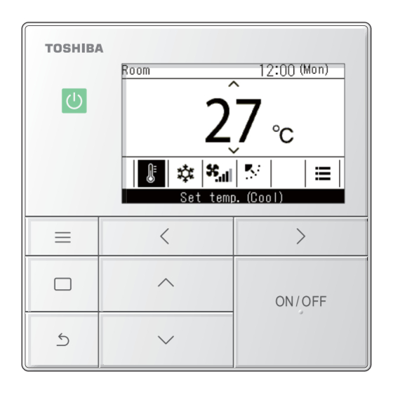 Toshiba RBC-AWSU52-E Manuals