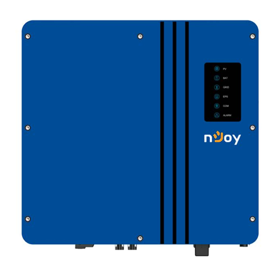 Njoy Ascet 5K-60/1P2T2 Sine Wave Inverter Manuals