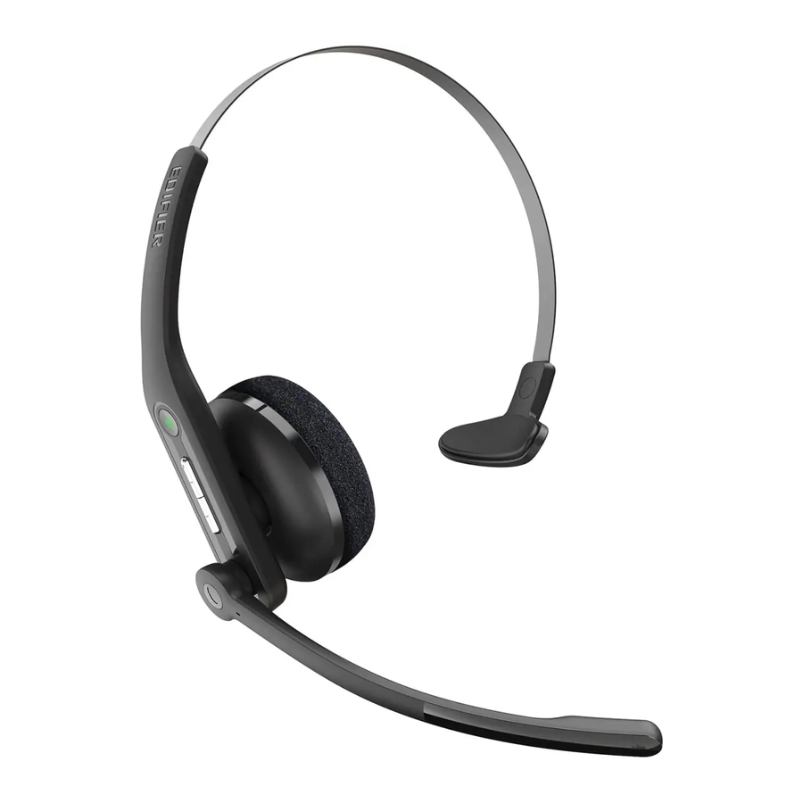 EDIFIER CC200 - Wireless Mono Headset Manual