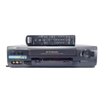 Sony SLV-N51 Operating Instructions Manual
