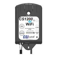 CSI Controls CS1200 Quick Start Manual