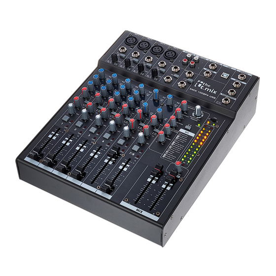 thomann t.mix xmix 1002 FX USB Manuals