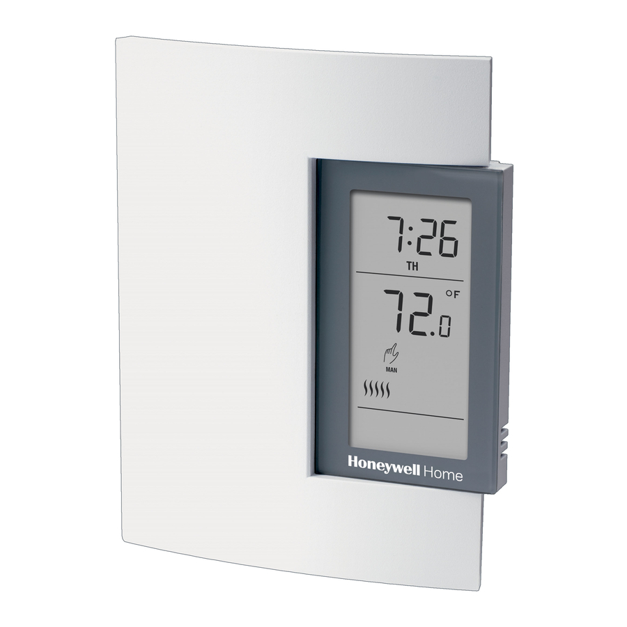 Honeywell TL8100 Hydronic Thermostat Manuals